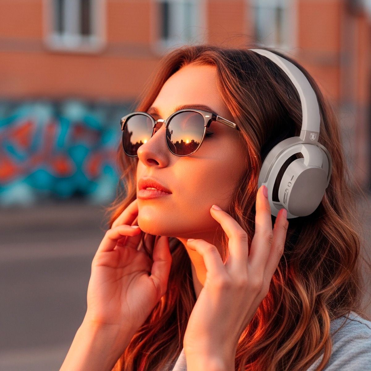 Audífonos de Diadema Bluetooth® Airy Life Tech - Gris