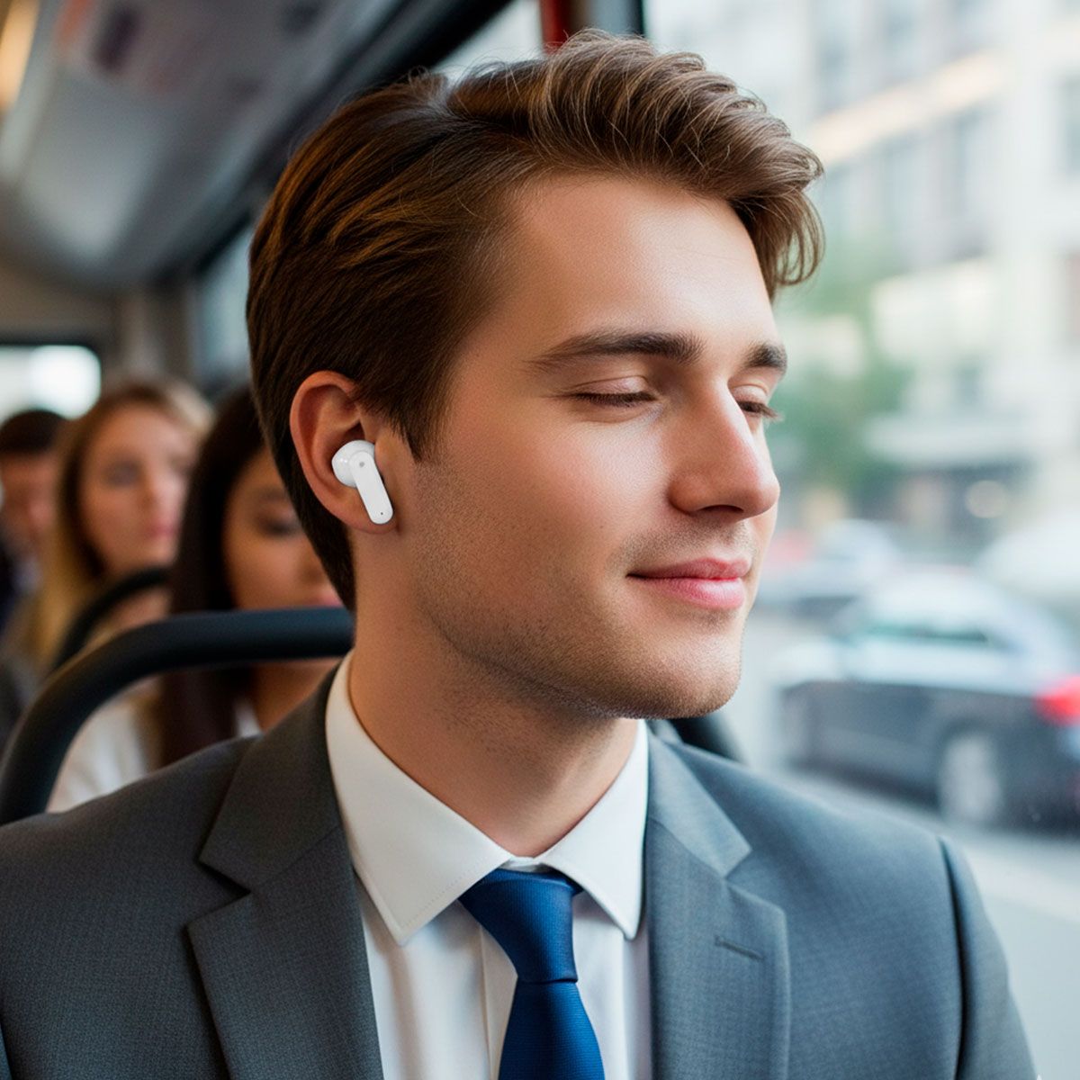 Audífonos Bluetooth ® con Protección IPX4 - Blanco
