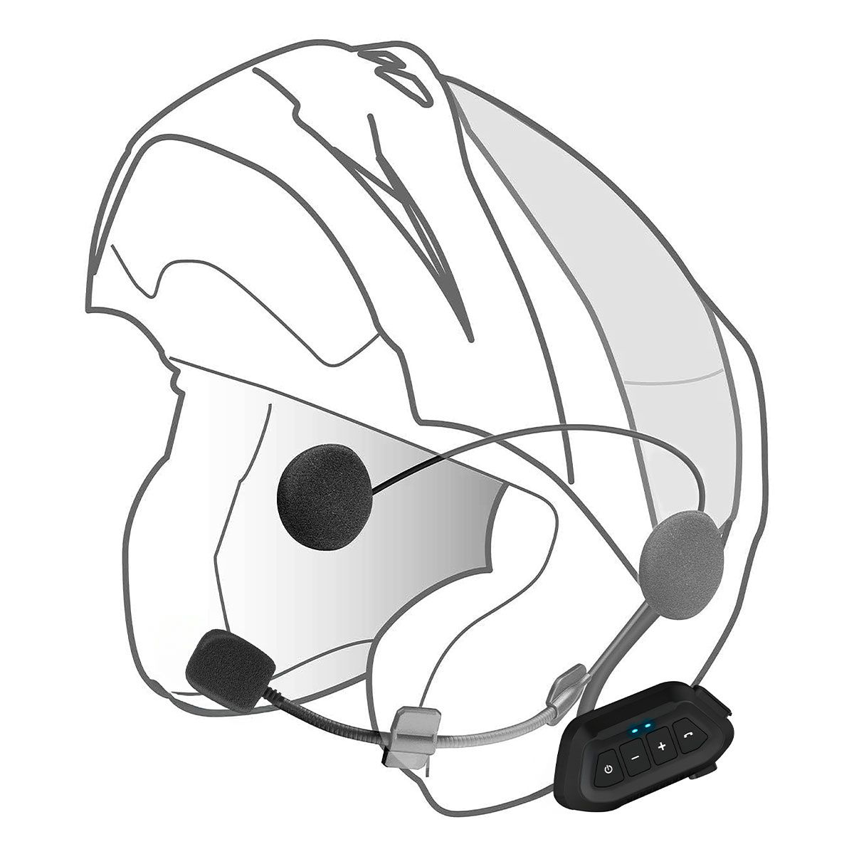 Manos libres Bluetooth® para casco