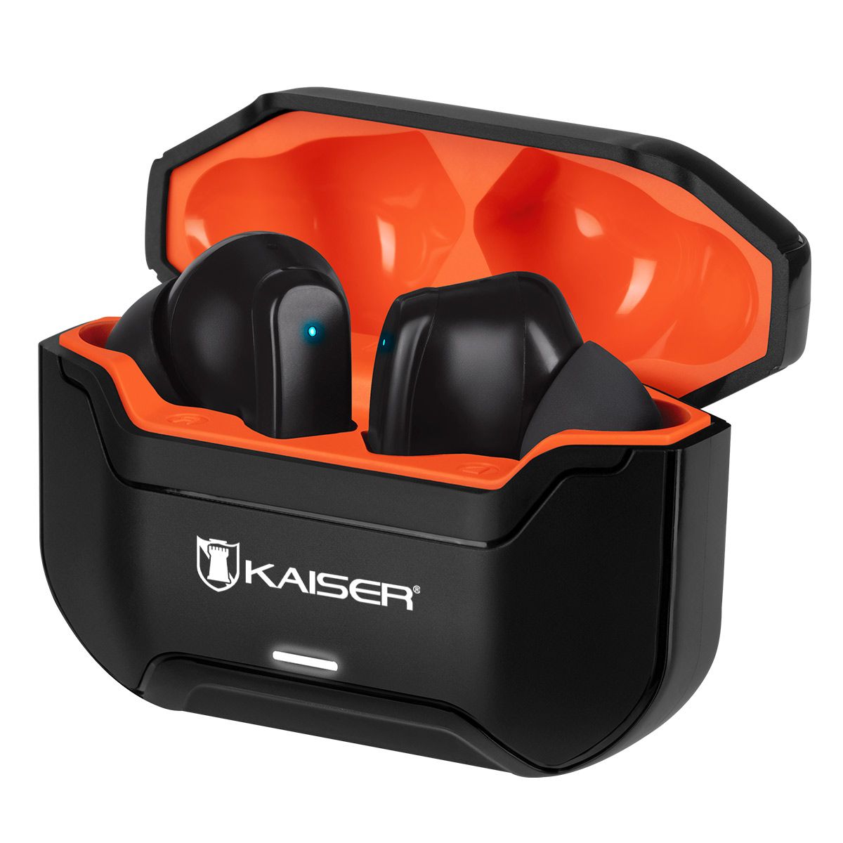 Audífonos inalámbricos TWS Bluetooth hasta 28 hrs con ecualizador IPX4 negro