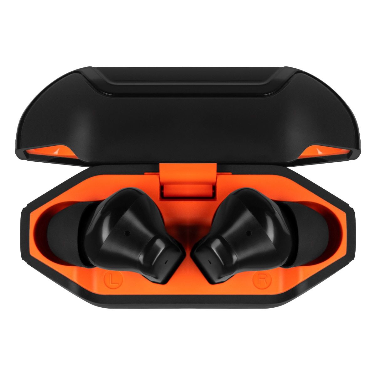 Audífonos inalámbricos TWS Bluetooth hasta 28 hrs con ecualizador IPX4 negro