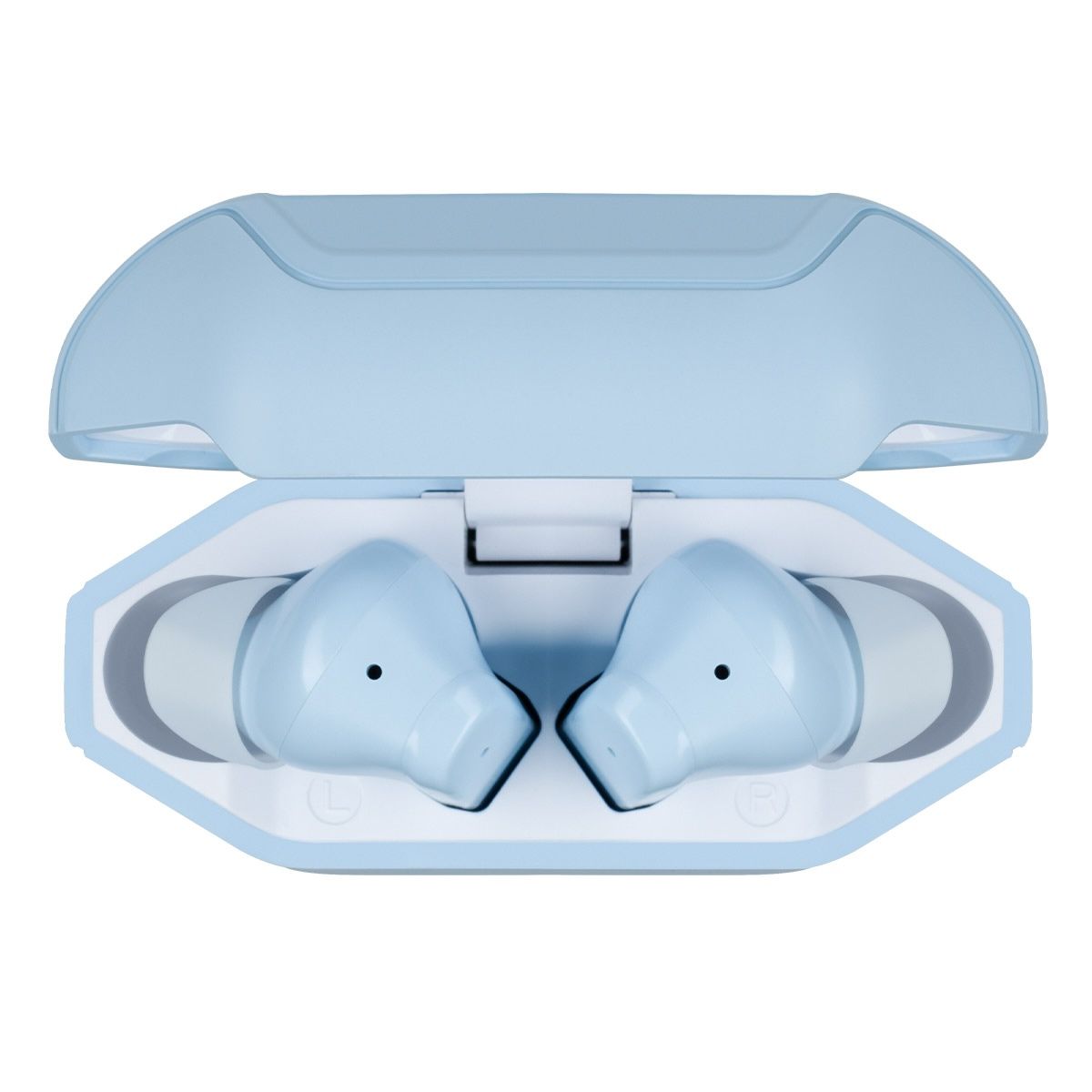 Audífonos inalámbricos TWS Bluetooth hasta 28 hrs con ecualizador IPX4 azul