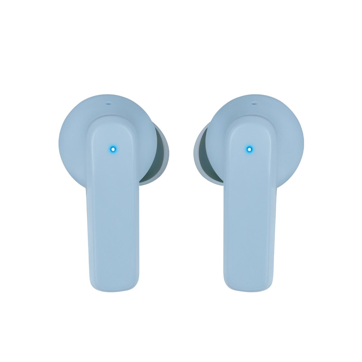 Audífonos inalámbricos TWS Bluetooth hasta 28 hrs con ecualizador IPX4 azul