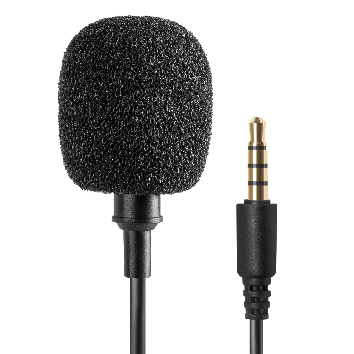 Micrófono mini para celular 3.5 cable 1 M