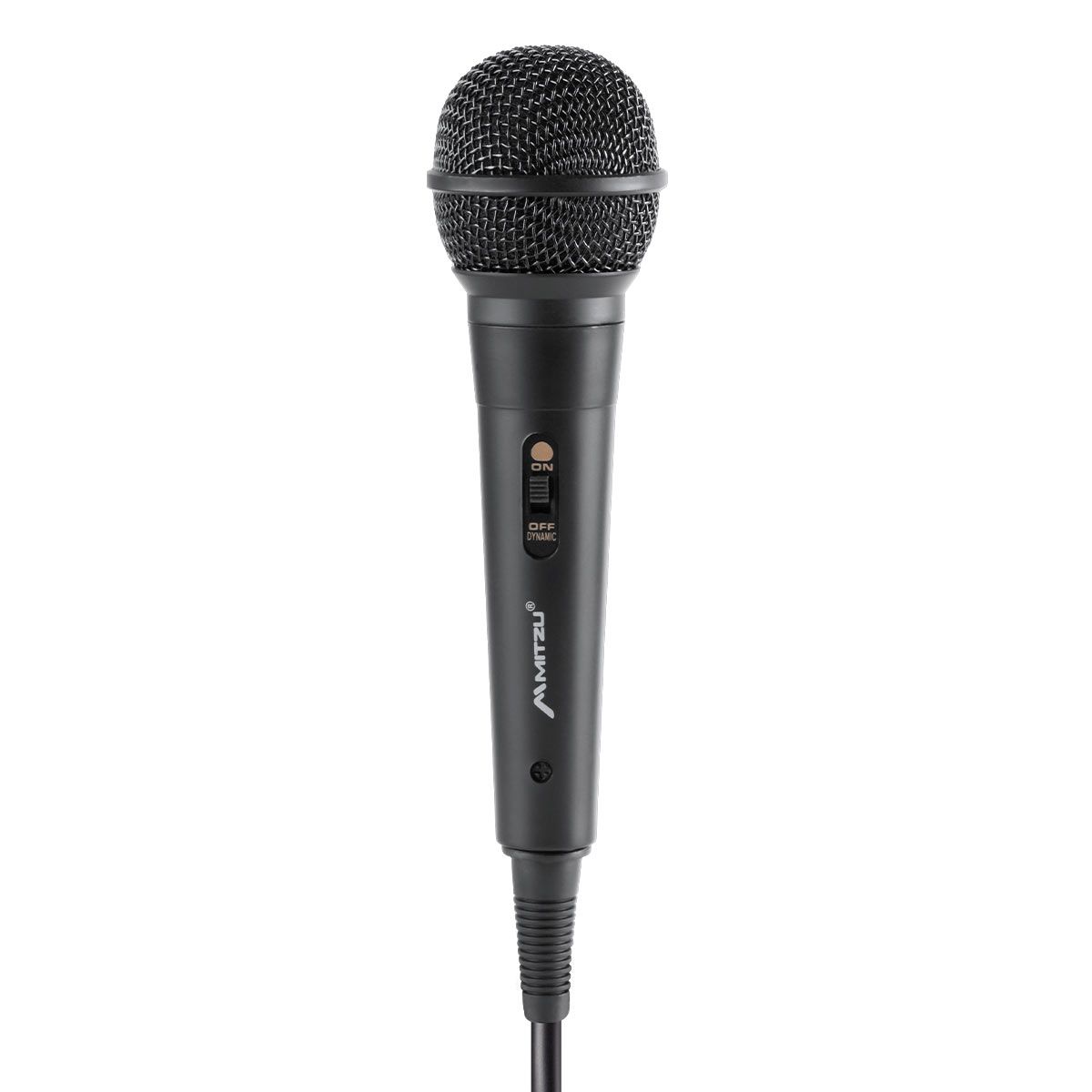 Micrófono Unidireccional HI-FI Alámbrico con Adaptador Negro