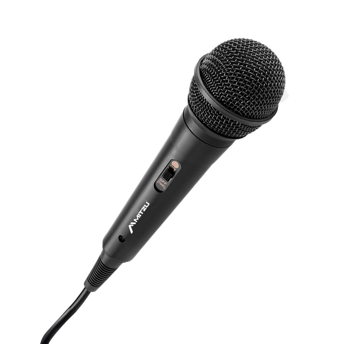 Micrófono Unidireccional HI-FI Alámbrico con Adaptador Negro