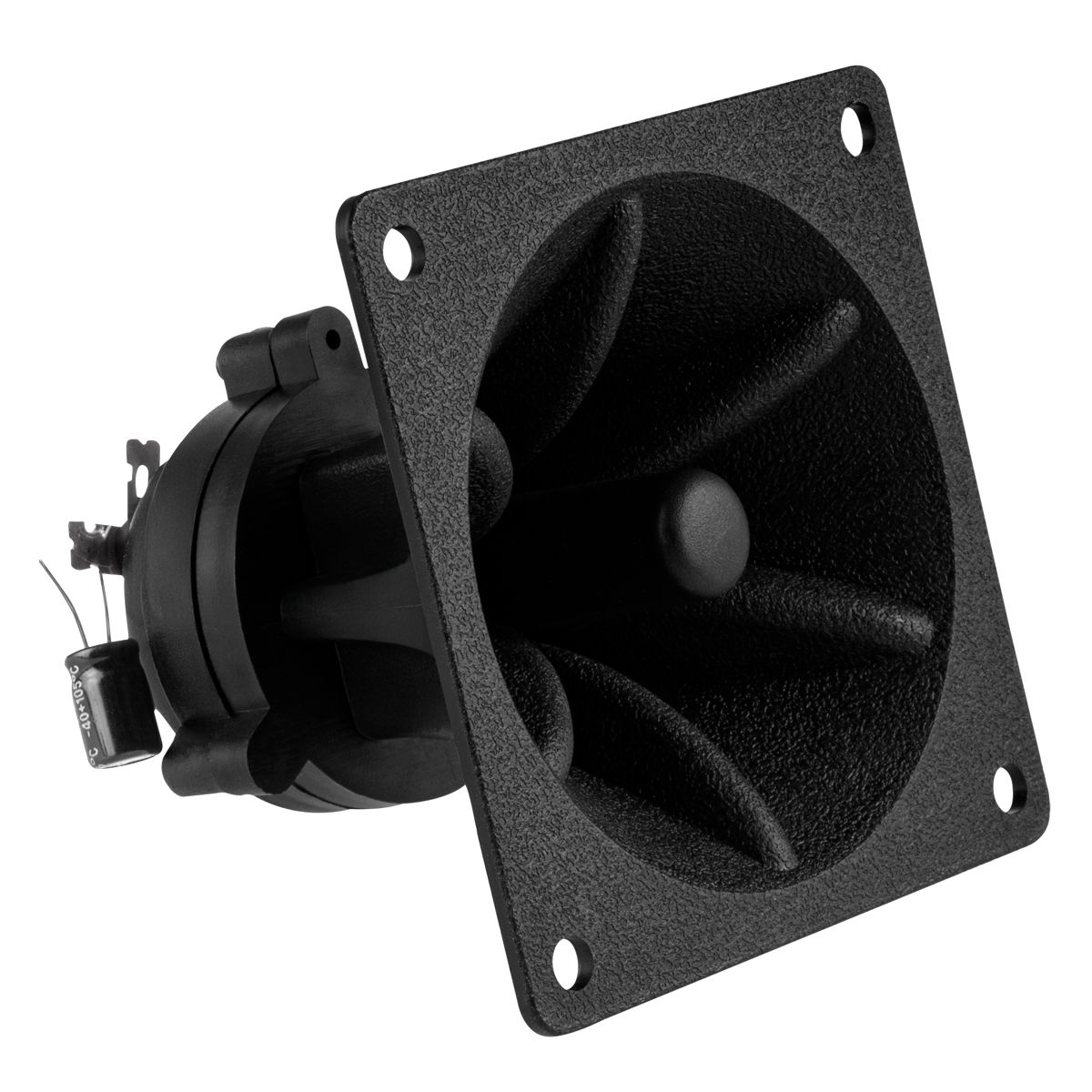 Tweeter piezoeléctrico 4" tipo flor 100 W PMPO baja distorisón