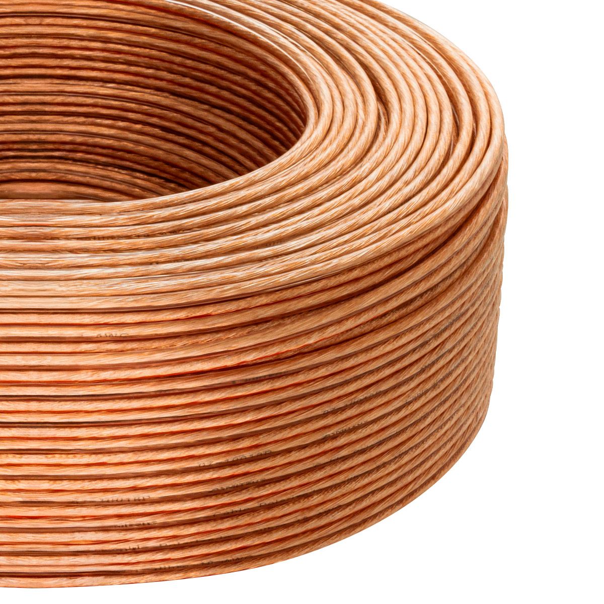 Cable polarizado IMAC de 18 AWG translucido con rollo 100 m