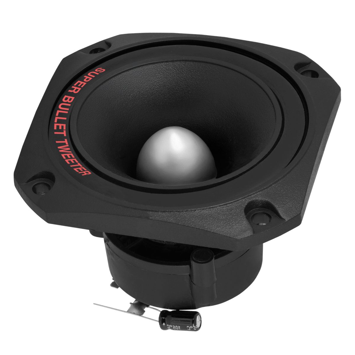 Tweeter piezoeléctrico 4" tipo bala 650 W PMPO 113 dB