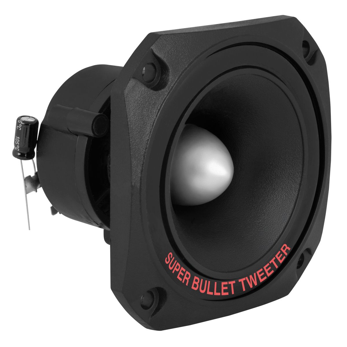 Tweeter piezoeléctrico 4" tipo bala 650 W PMPO 113 dB