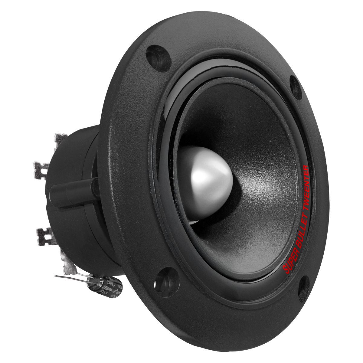 Tweeter piezoeléctrico 4" tipo bala redonda 650 W PMPO 113 dB