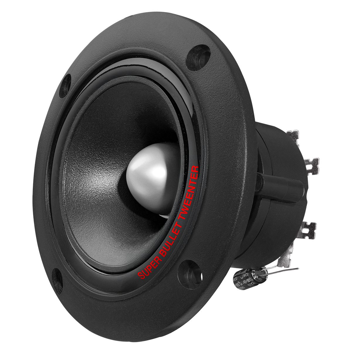 Tweeter piezoeléctrico 4" tipo bala redonda 650 W PMPO 113 dB