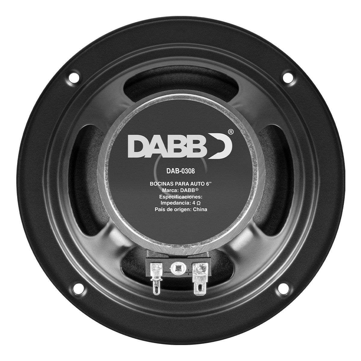 Juego de bocinas 6” con 1 vía 200 W PMPO 15 W RM