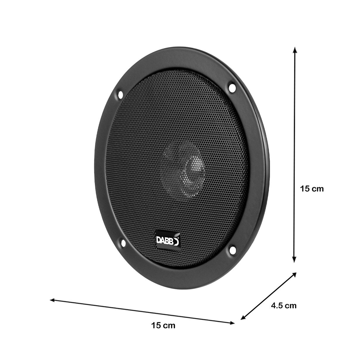 Juego de bocinas 6” con 1 vía 200 W PMPO 15 W RM
