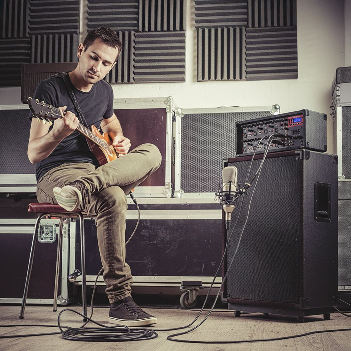 Consola amplificadora 1,800 W PMPO 8 canales con Bluetooth