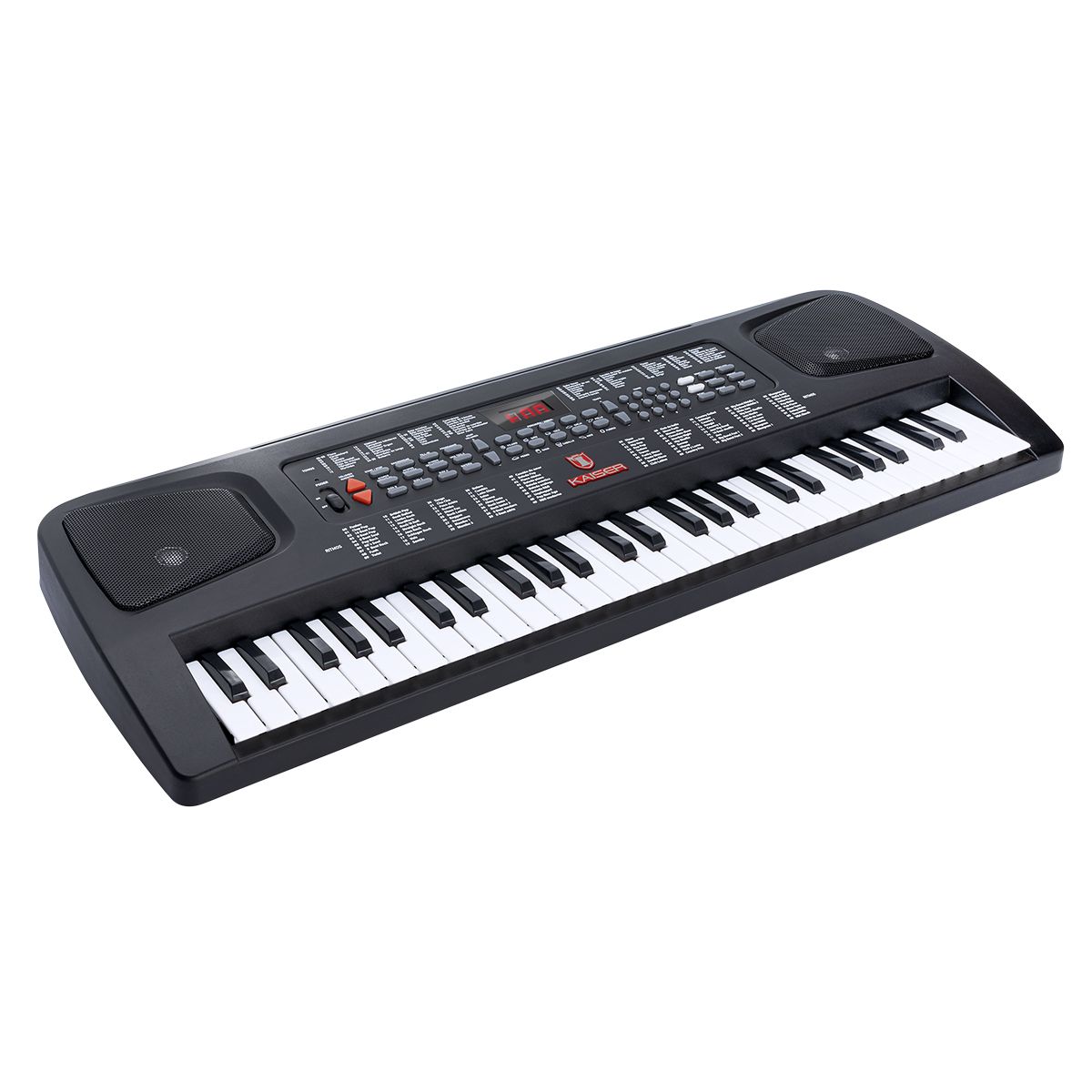 Teclado musical con 54 teclas, 100 tonos y 10 demos