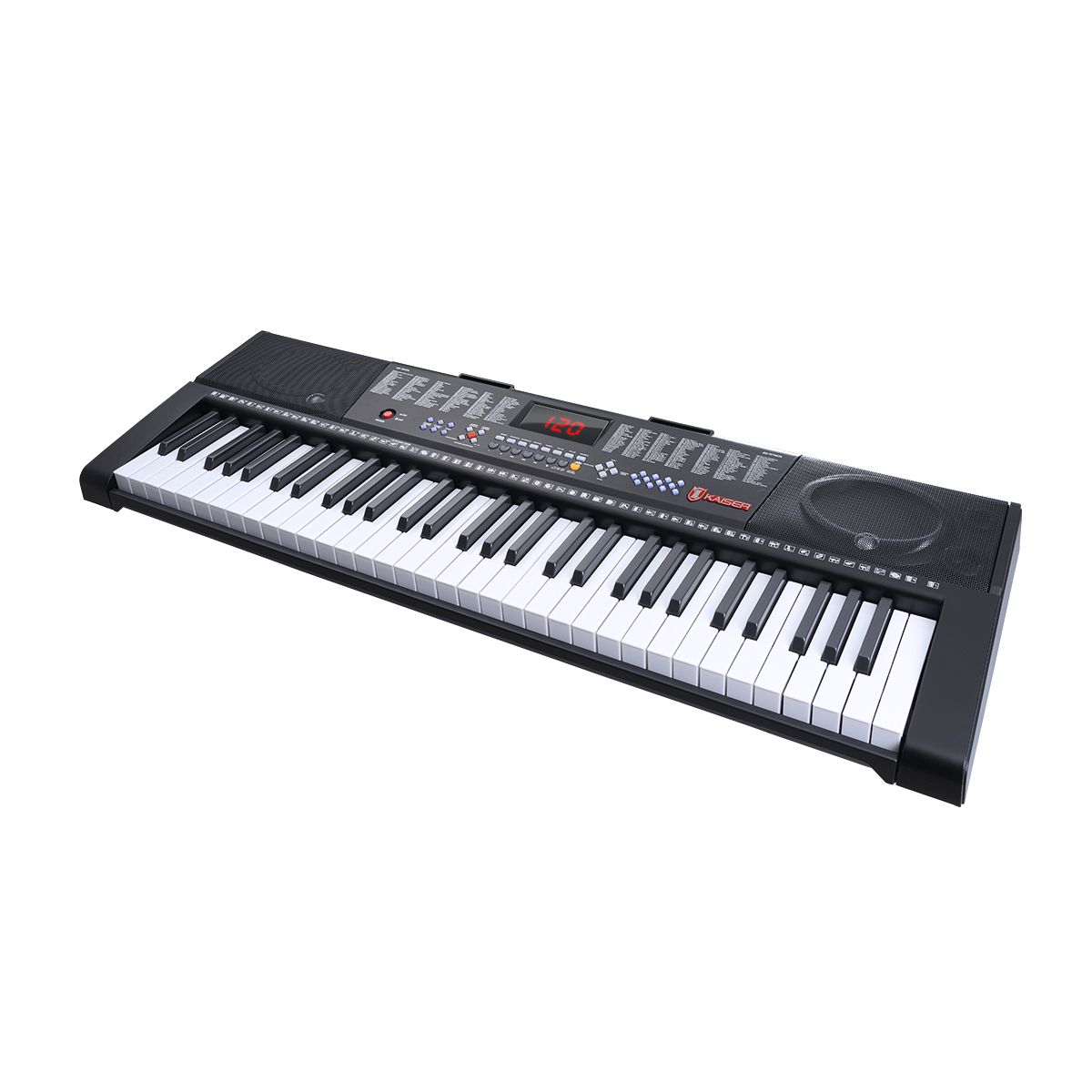 Teclado musical de 61 teclas luminosas y 255 tonos