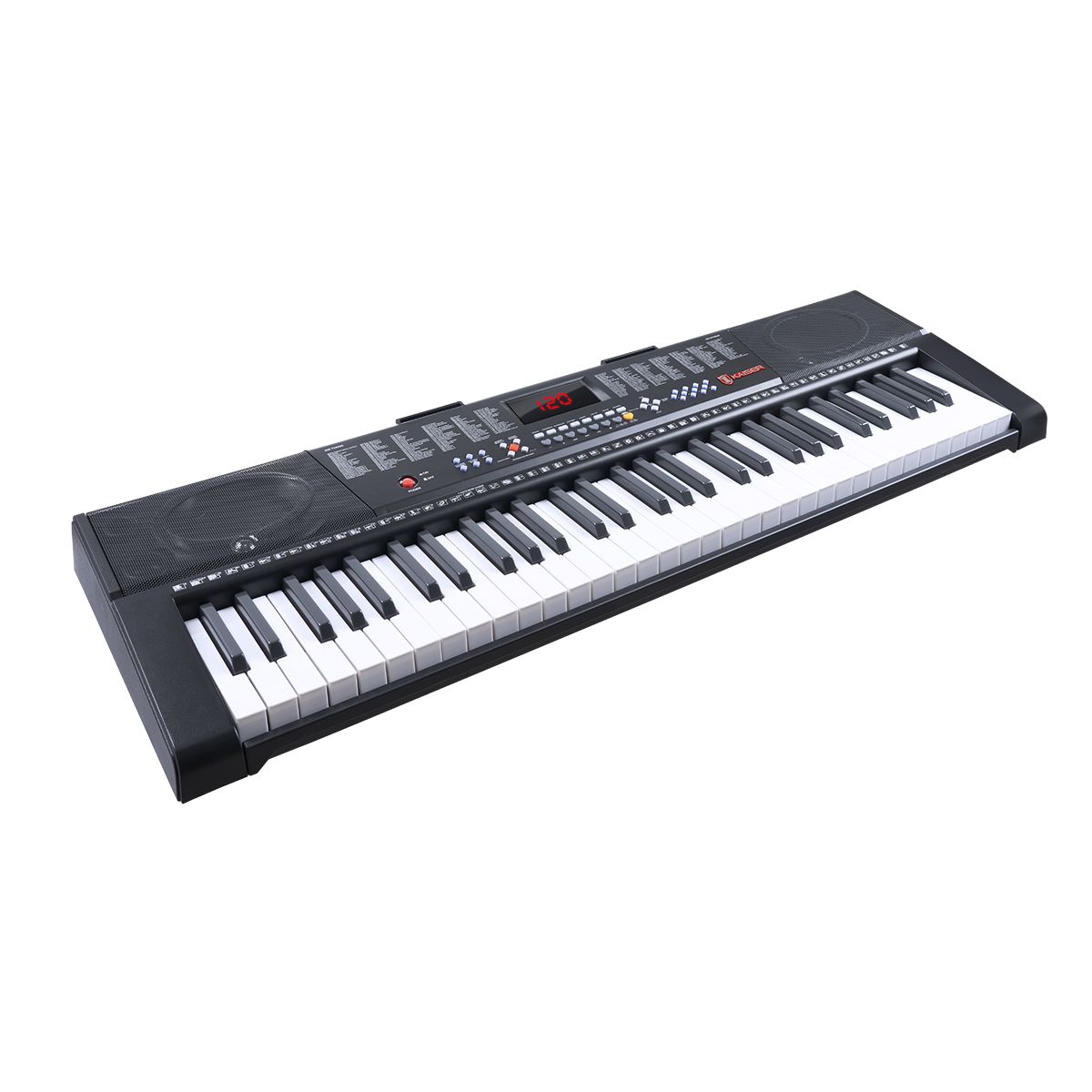 Teclado musical de 61 teclas luminosas y 255 tonos
