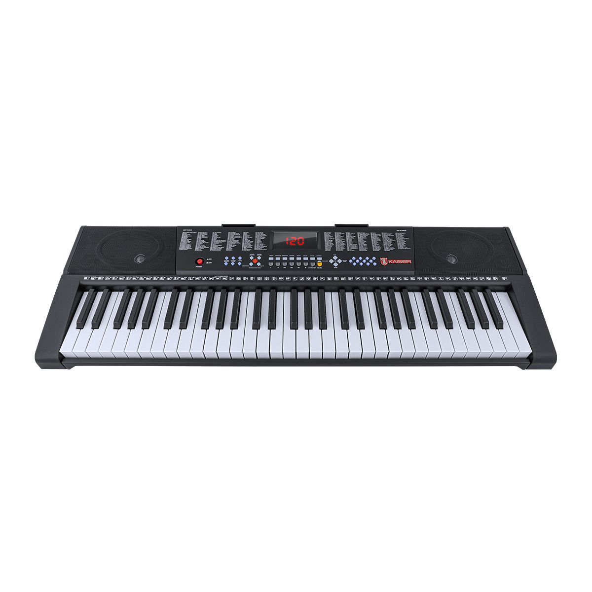 Teclado musical de 61 teclas luminosas y 255 tonos