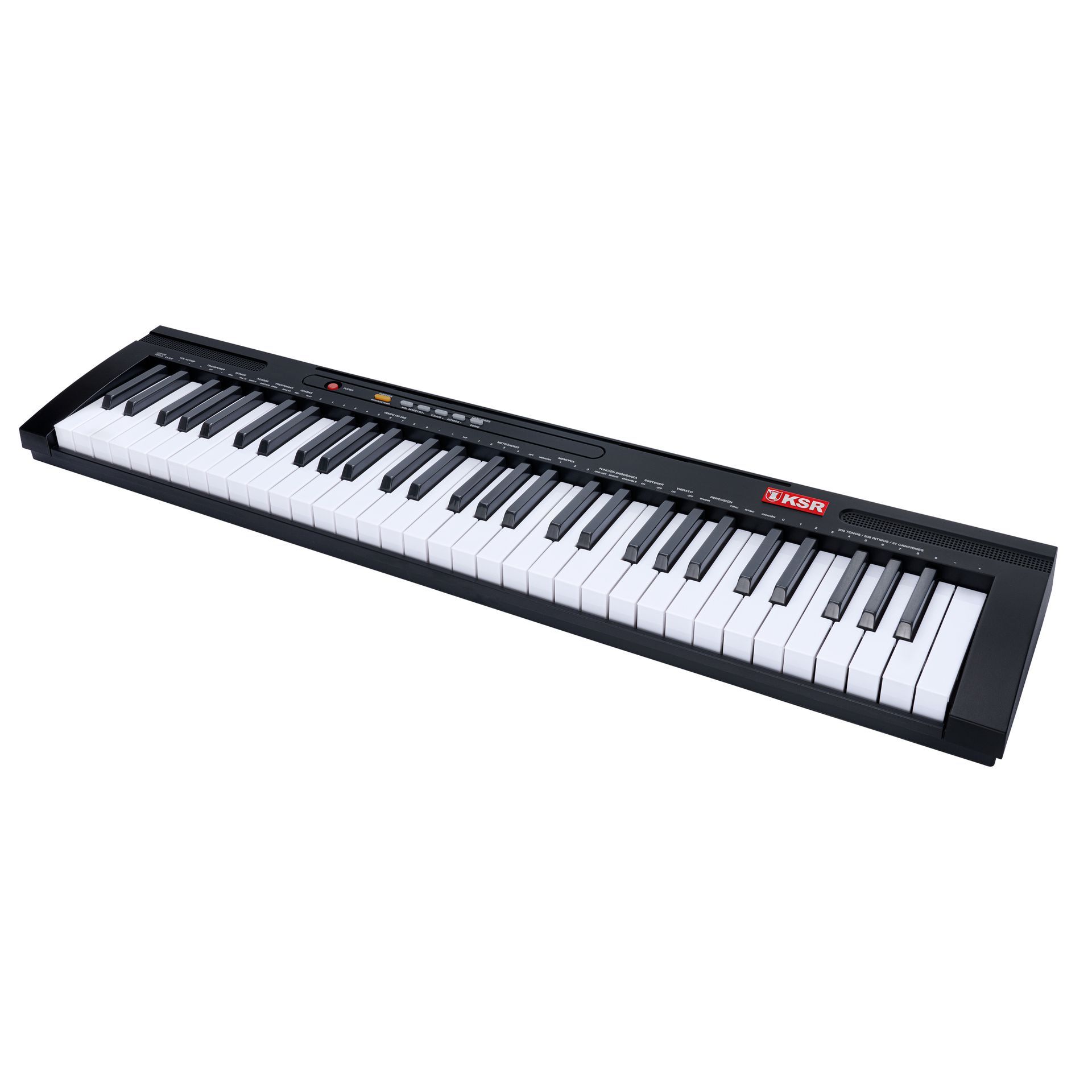 Teclado musical con metrónomo de 61 teclas luminosas
