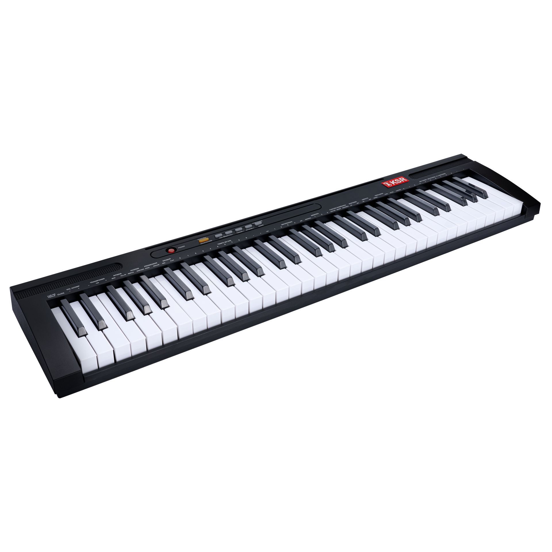 Teclado musical con metrónomo de 61 teclas luminosas