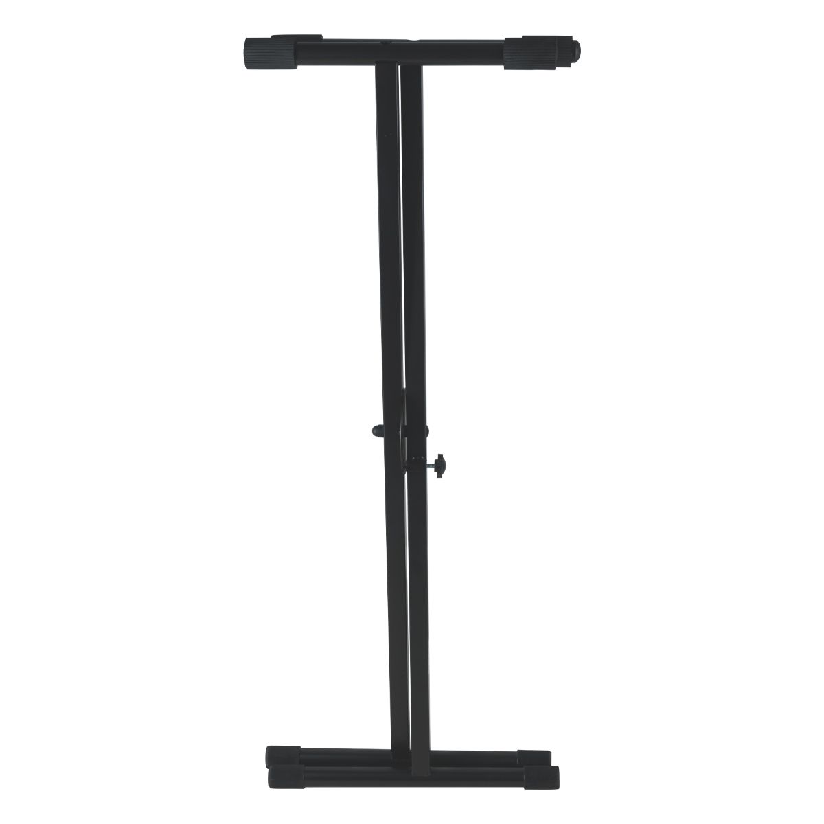 Stand ajustable metálico de acero para teclado negro