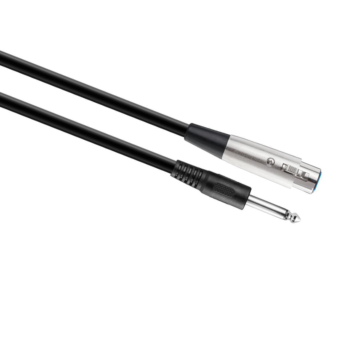 Cable extensión jack cannon - plug monoaural 6.3 mm, 6 m