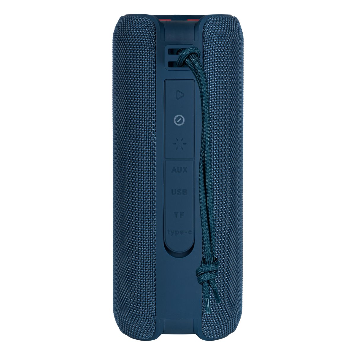 Bocina Bluetooth® cilindro 20 W RMS IPX5 impermeable, azul
