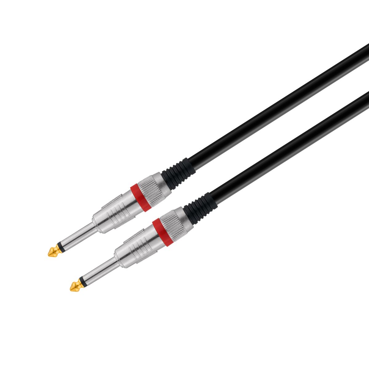 Cable extensión plug profesional monoaural 6.3 mm a 6.3 mm, 6m