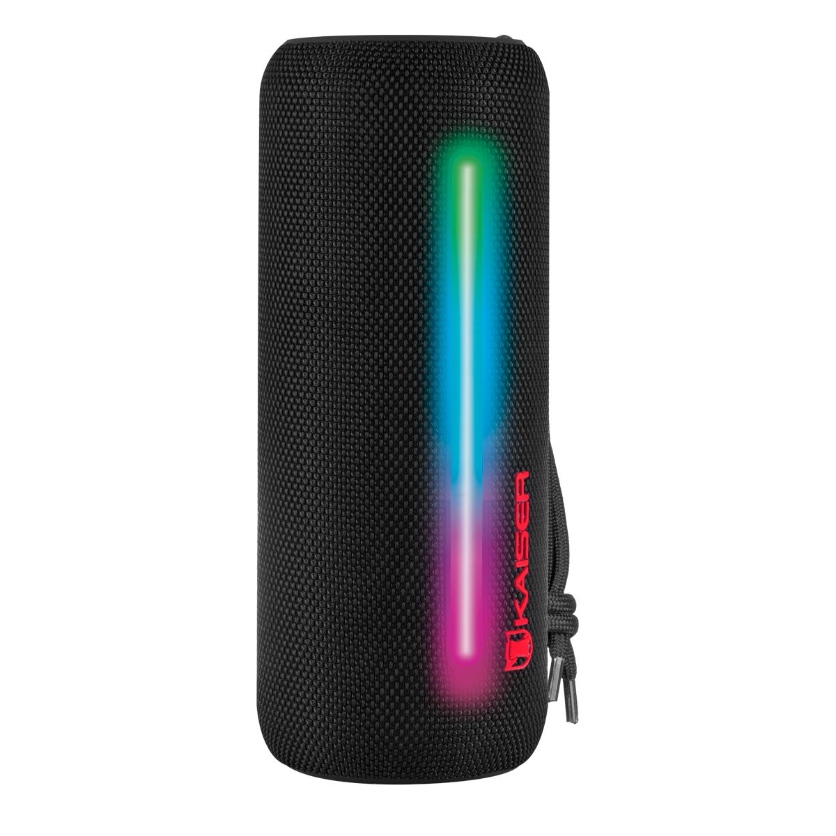 Bocina Bluetooth® cilindro 20 W RMS IPX5 impermeable, negro