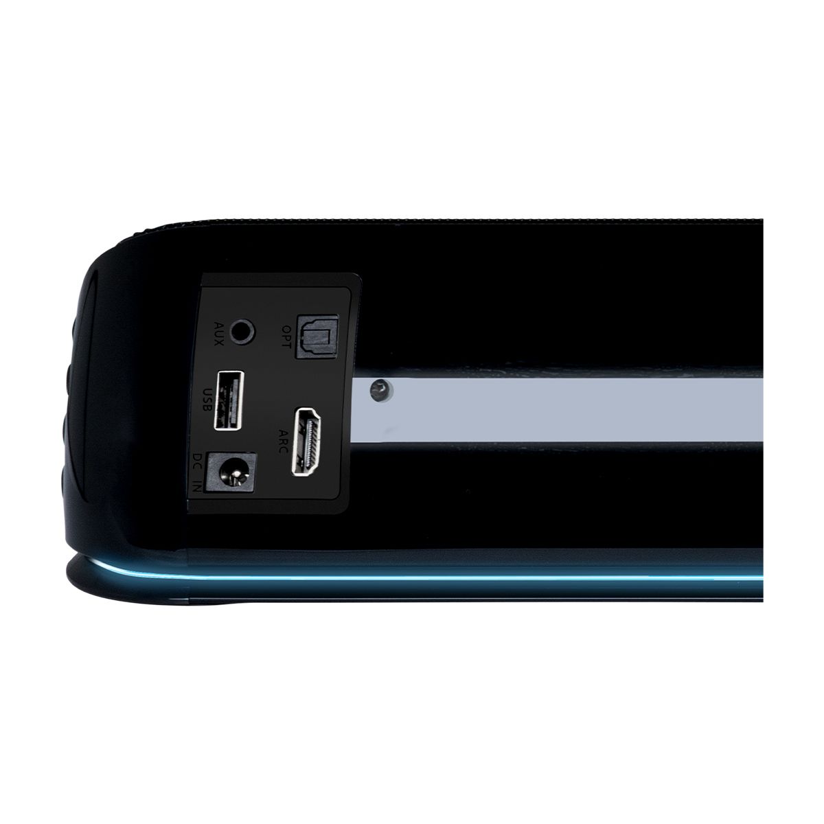Barra de sonido Bluetooth®  2x2" 40 W RMS con luz led y control remoto