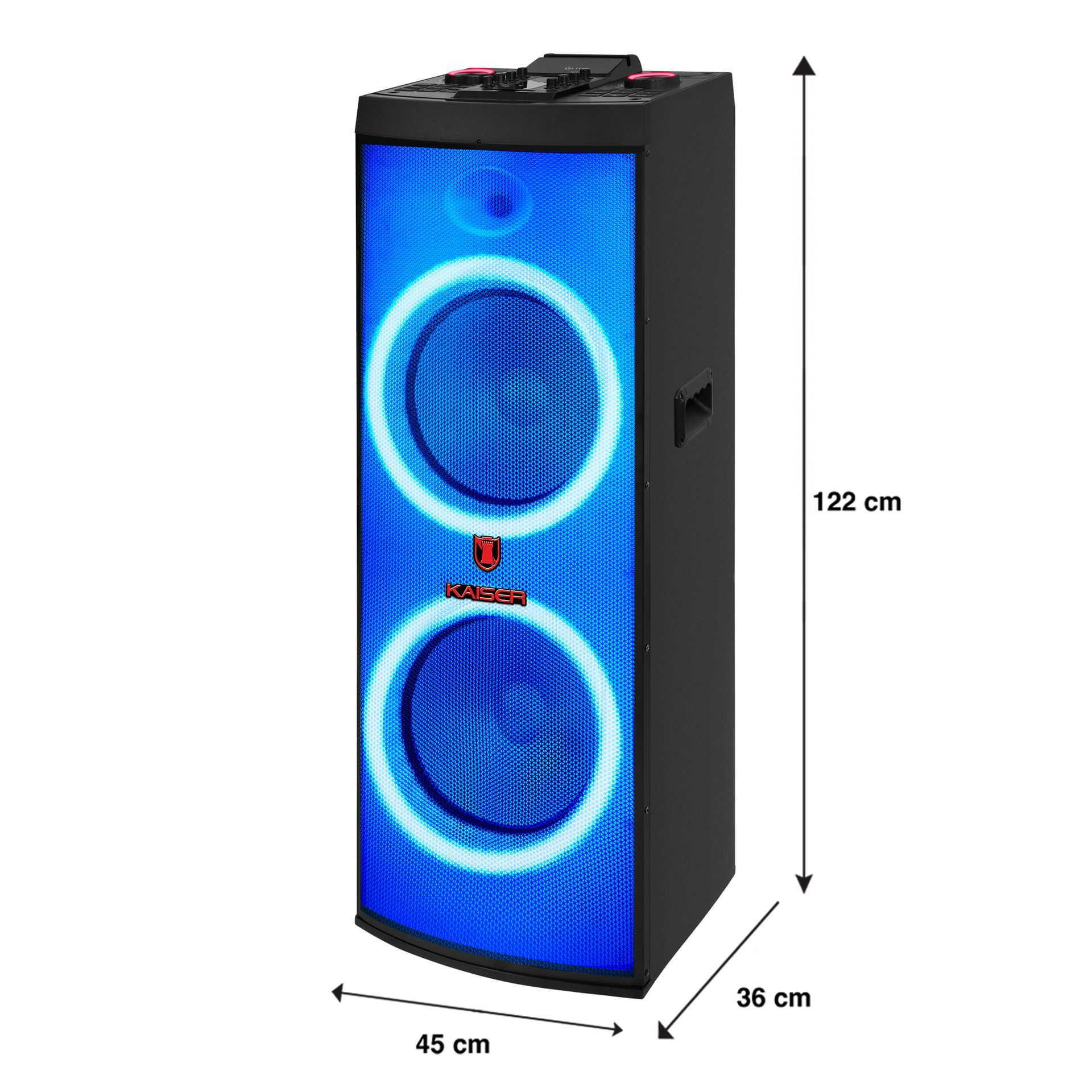 Bafle profesional 2 X 15" one body de 70,000 PMPO