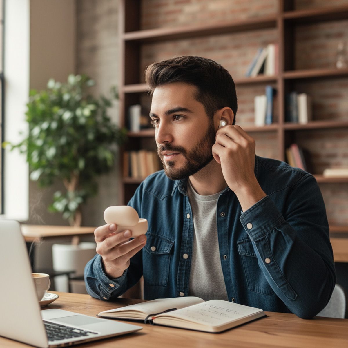Audífonos compactos TWS Bluetooth®, ivory