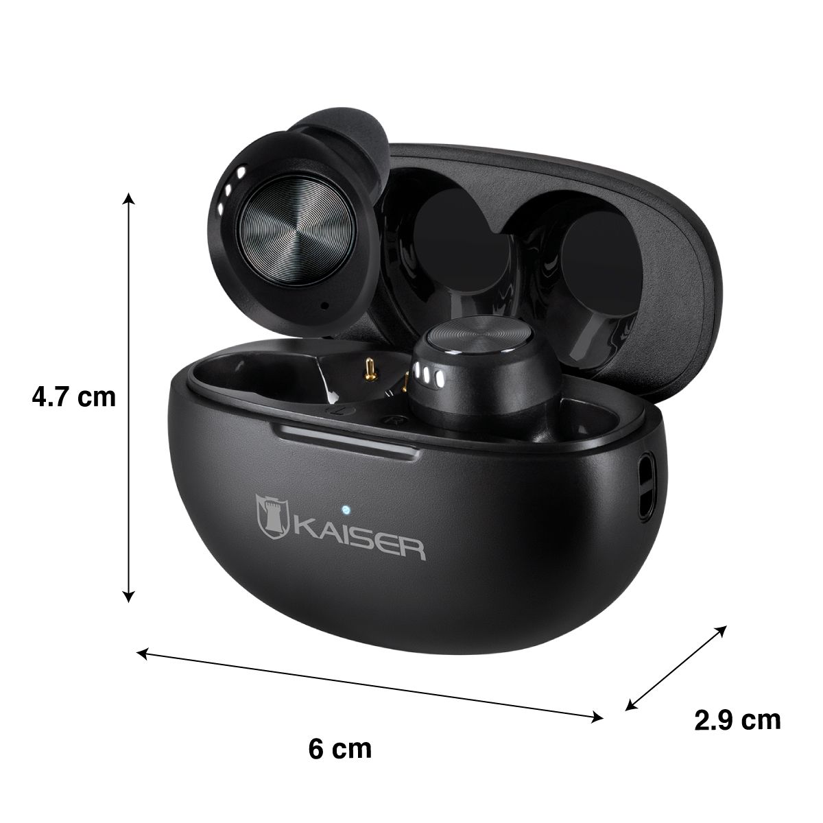 Audífonos compactos TWS Bluetooth®, negros