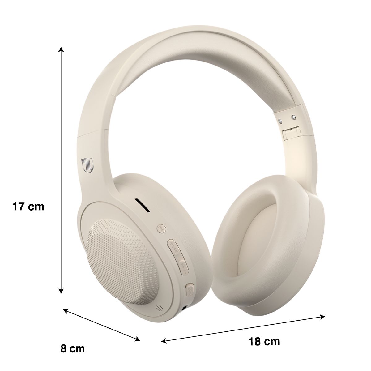Audífonos de diadema Bluetooth® manos libres, Ivory