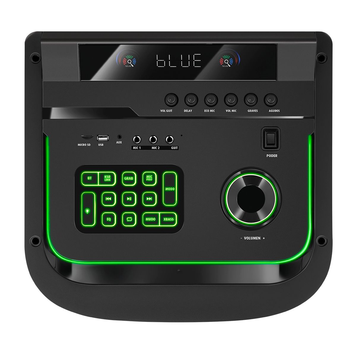Bafle 3X12" de 70,000 W PMPO con función X-BASS