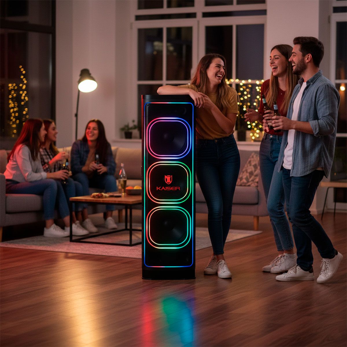 Bafle 3X12" de 70,000 W PMPO con función X-BASS