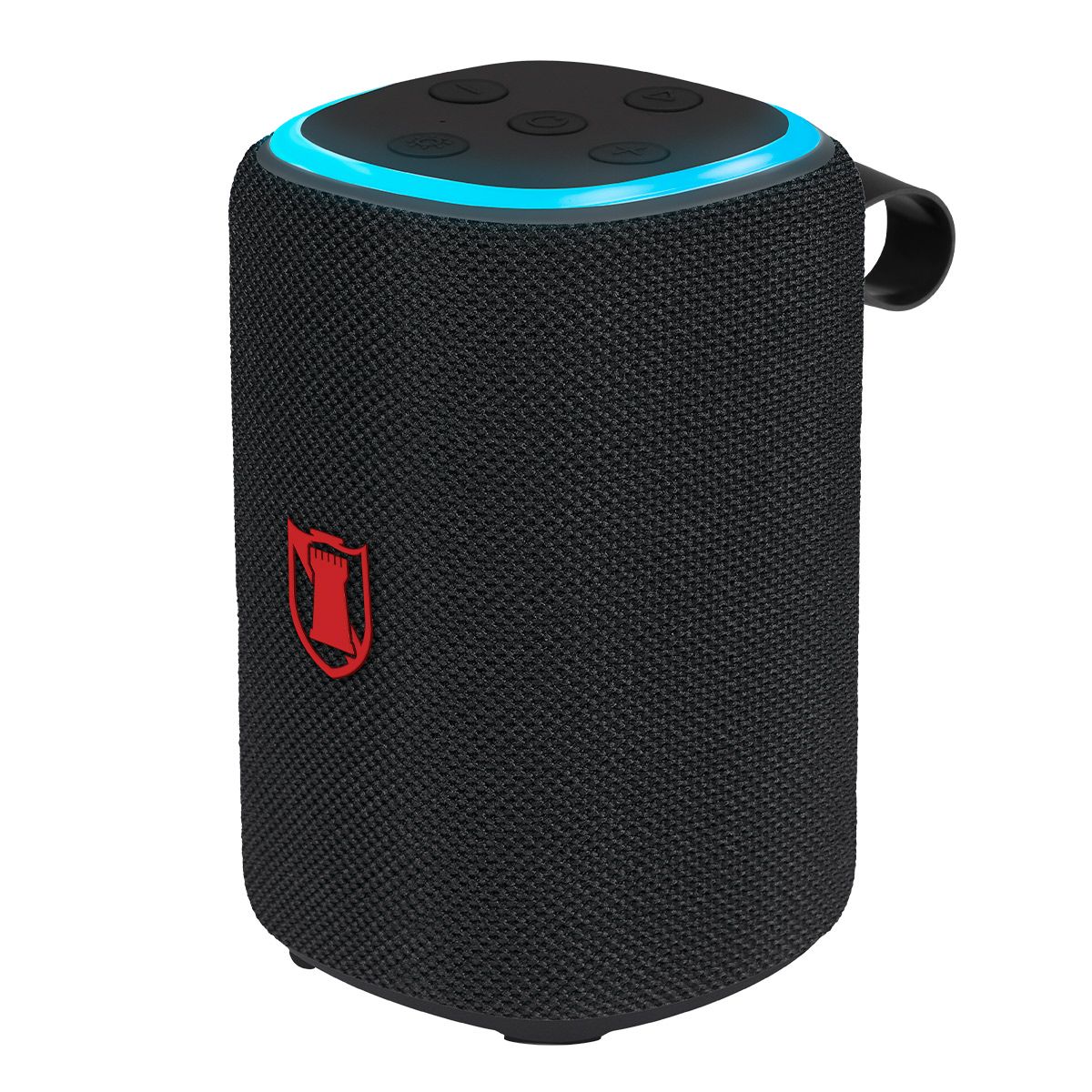 Bocina portátil recargable con reproductor FM Negro con Radio FM