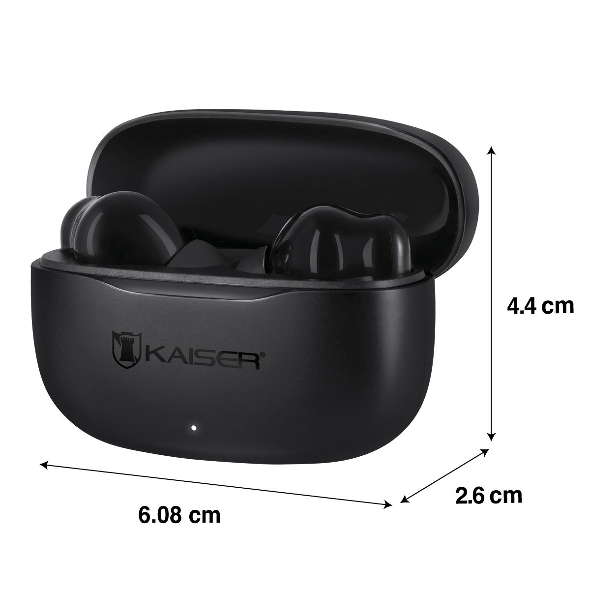 Audífonos true wireless Bluetooth® ANC IPX4 con cuatro micrófonos hasta 25 hrs- negro