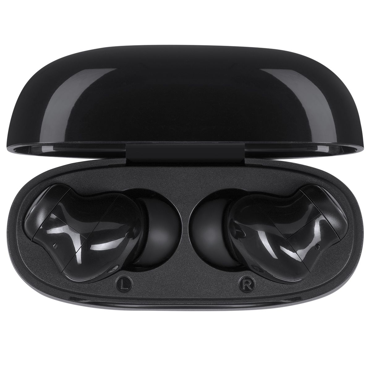 Audífonos true wireless Bluetooth® ANC IPX4 con cuatro micrófonos hasta 25 hrs- negro