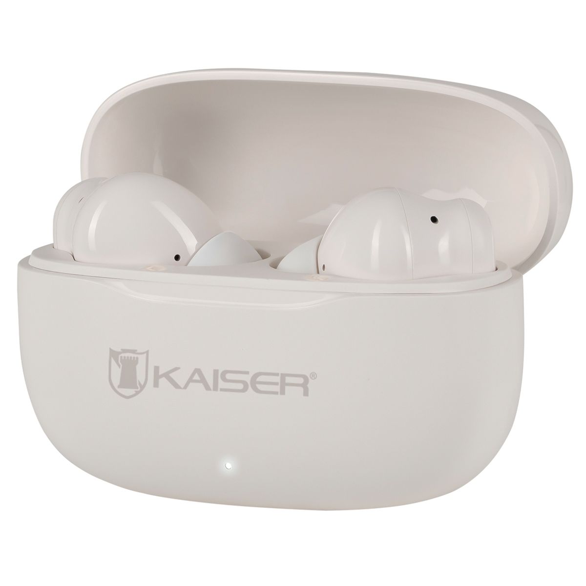 Audífonos true wireless Bluetooth® ANC IPX4 con cuatro micrófonos hasta 28 hrs- beige