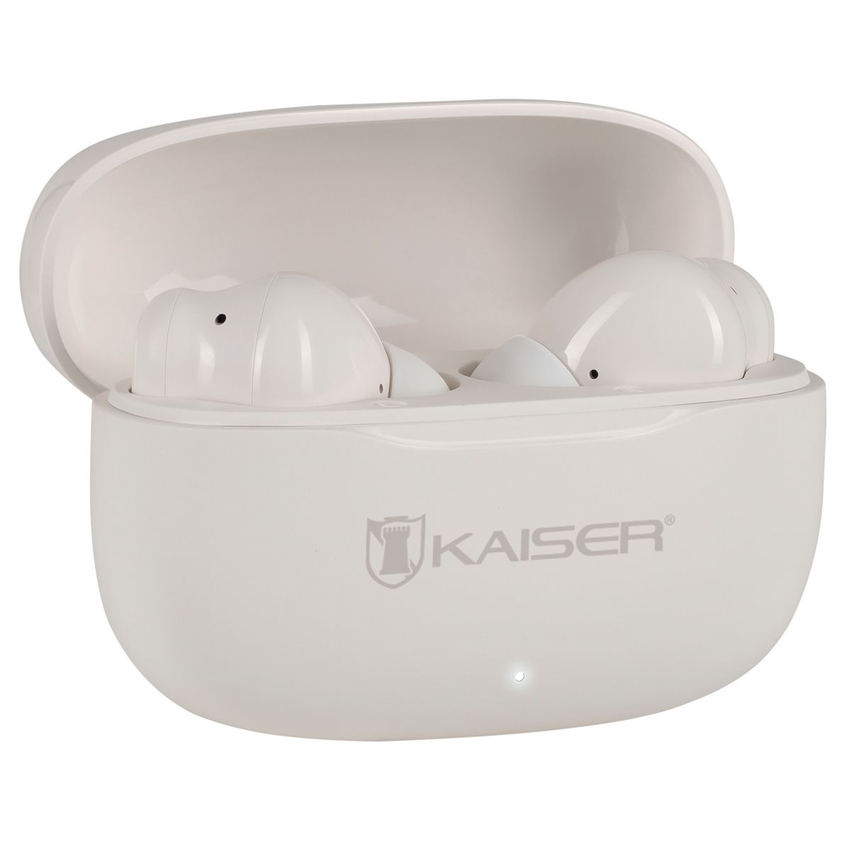 Audífonos true wireless Bluetooth® ANC IPX4 con cuatro micrófonos hasta 28 hrs- beige