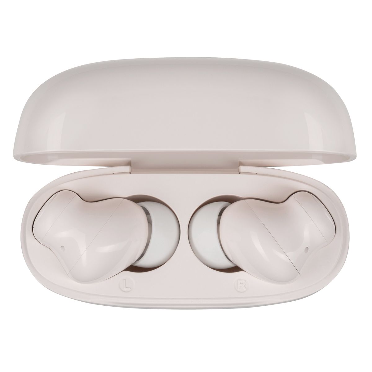 Audífonos true wireless Bluetooth® ANC IPX4 con cuatro micrófonos hasta 28 hrs- beige