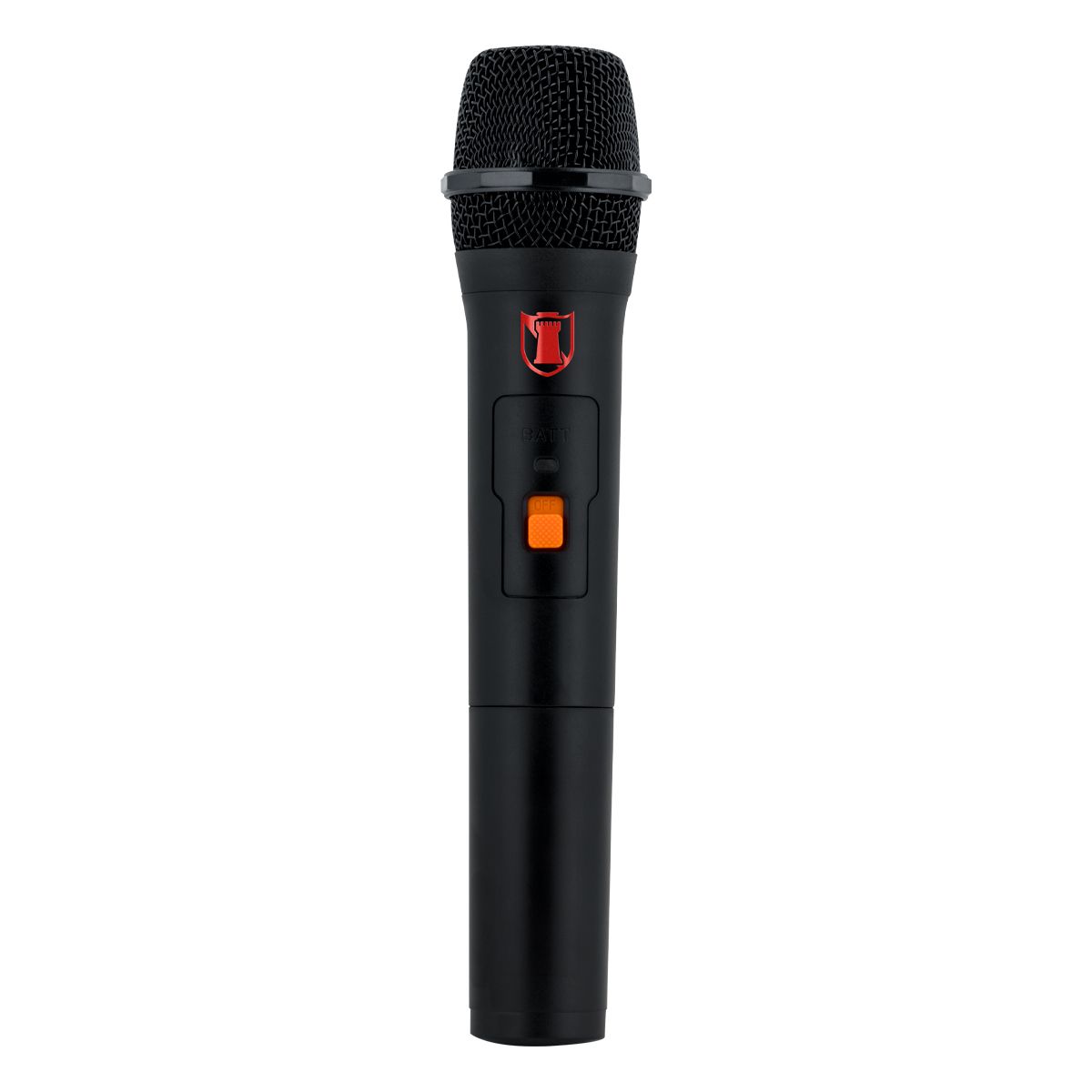 Bocina recargable 6.5" de 40 W RMS IPX4 con dos micrófonos inalámbricos