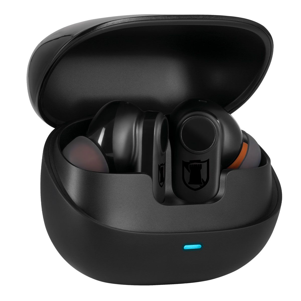 Audífonos true wireless Bluetooth® ANC IPX4 con cuatro micrófonos hasta 20 hrs - negro