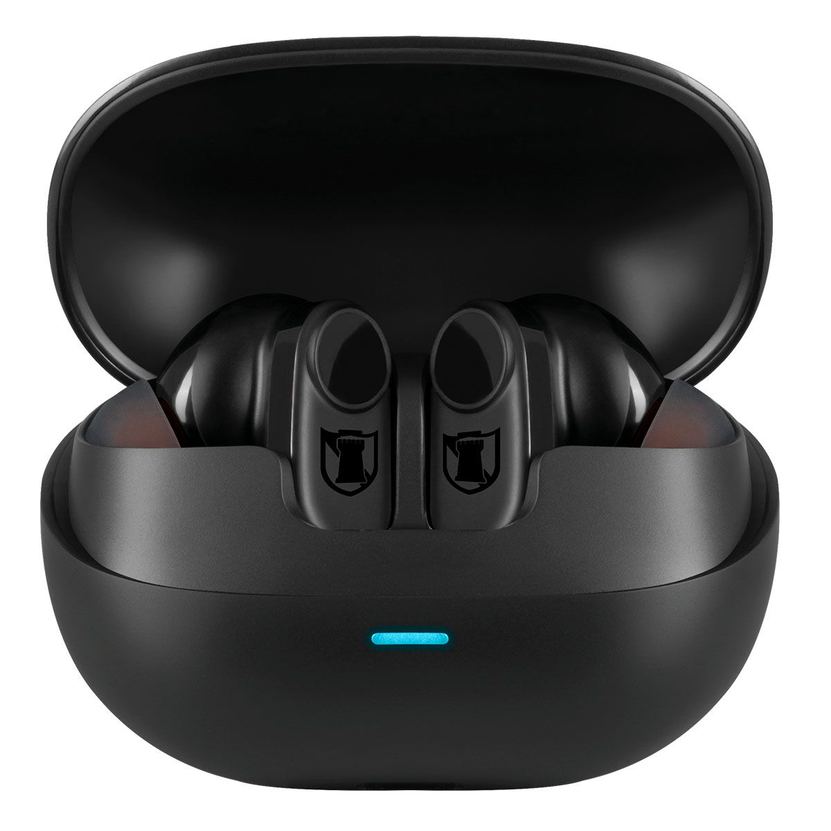 Audífonos true wireless Bluetooth® ANC IPX4 con cuatro micrófonos hasta 20 hrs - negro