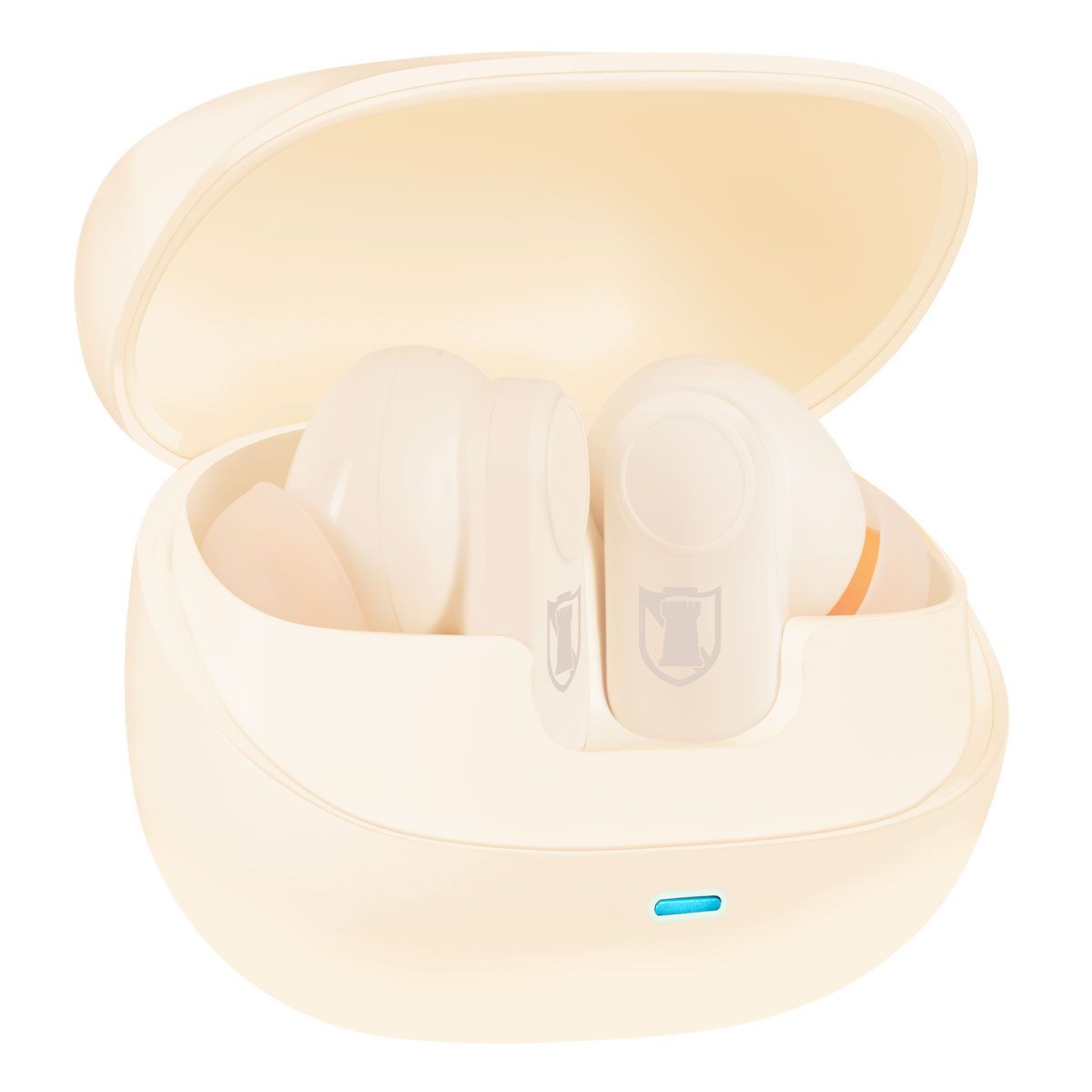 Audífonos true wireless Bluetooth® ANC IPX4 con cuatro micrófonos hasta 20 hrs - beige