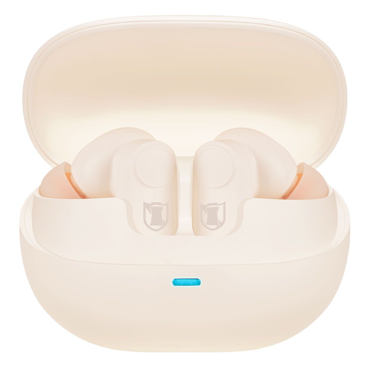 Audífonos true wireless Bluetooth® ANC IPX4 con cuatro micrófonos hasta 20 hrs - beige