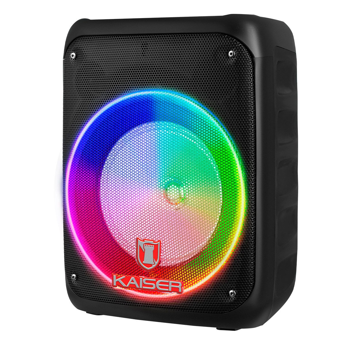 Bafle de 8" portátil 6,500 W PMPO ranura para celular