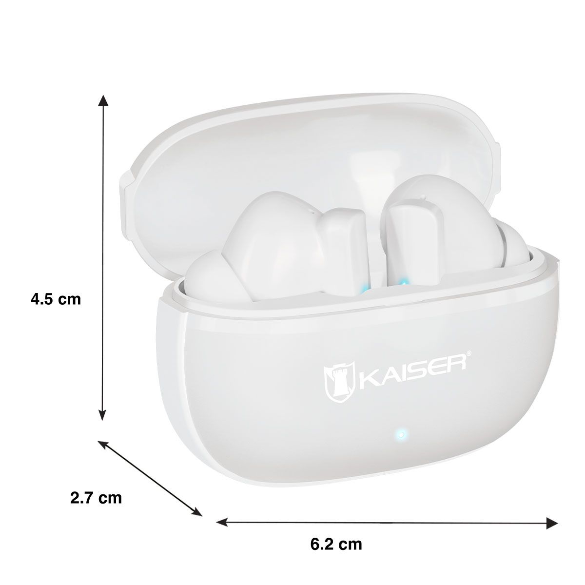 Audífonos true wireless Bluetooth® ANC IPX4 hasta 20 hrs - blanco
